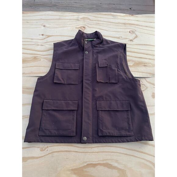 Henry White Man Men's Utility‎ Hunting Fishing Outdoor Vest Jacket Full Zip - Picture 1 of 11